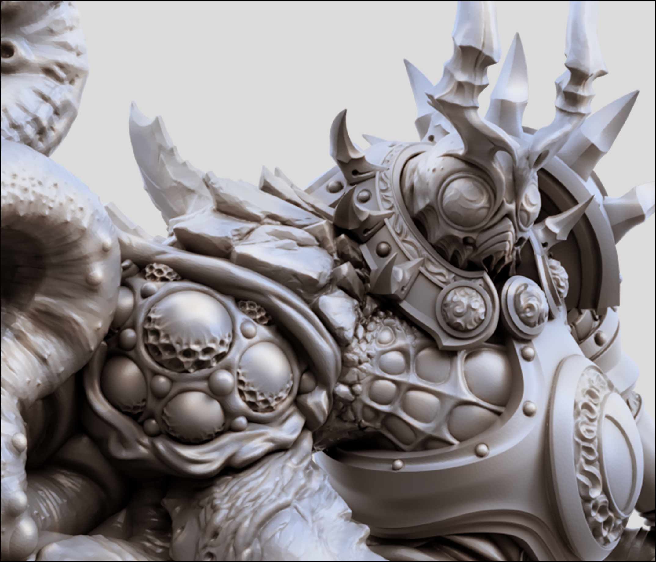 Bak, the Impostor – Octopus Version fantasy resin miniature close-up